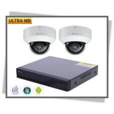 HDCVI Safire Smart Artificial Intelligence Full Hd 5 Mpx Videoovervågning Dome Kamera Sæt 2
